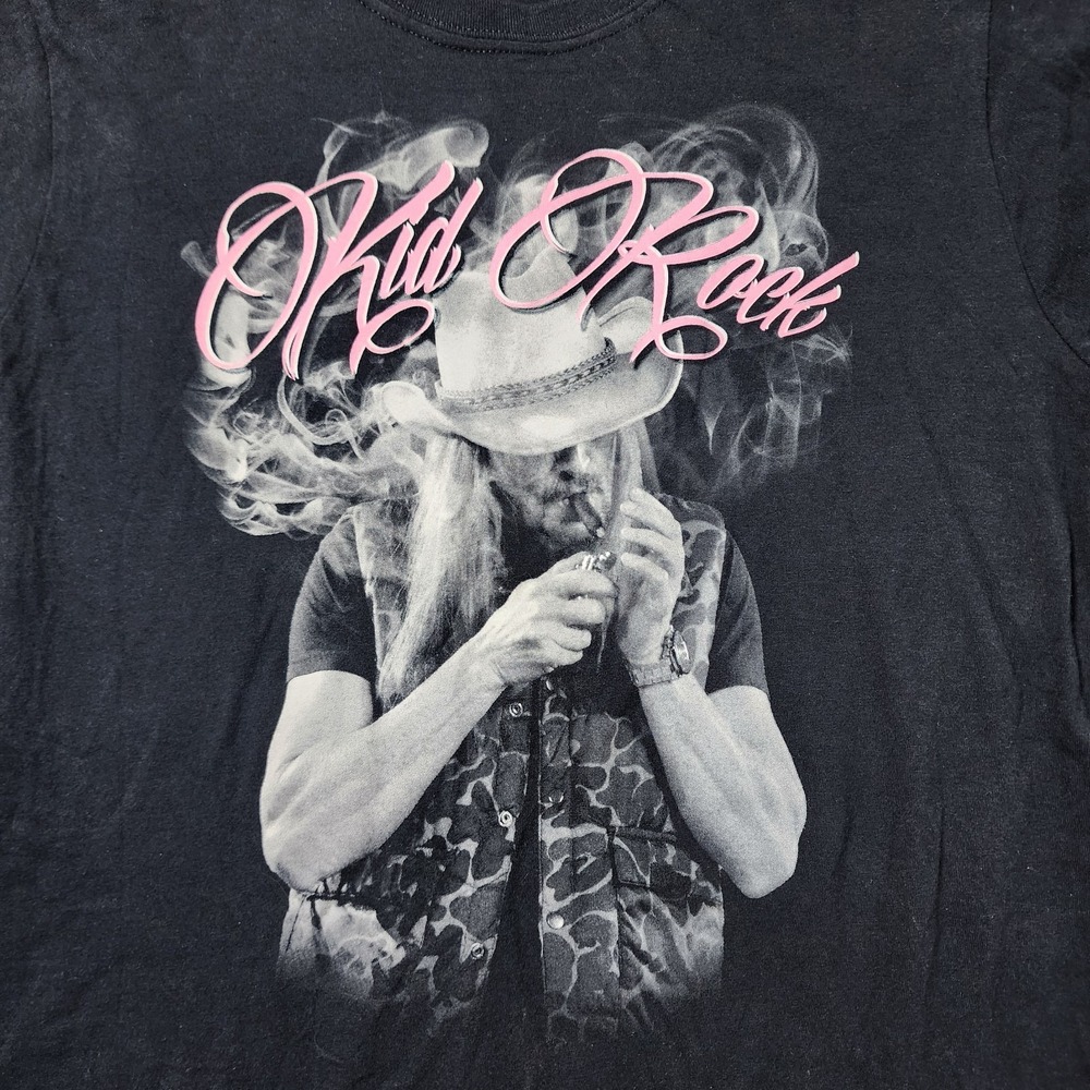 Kid Rock T shirt Gildan Softstyle Bad Reputation Tour 2022 Womens Black XL